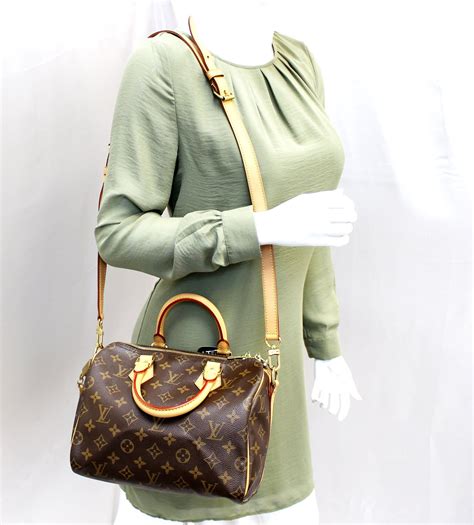 louis vuitton speedy 25 with strap|louis vuitton speedy 25 bandouliere.